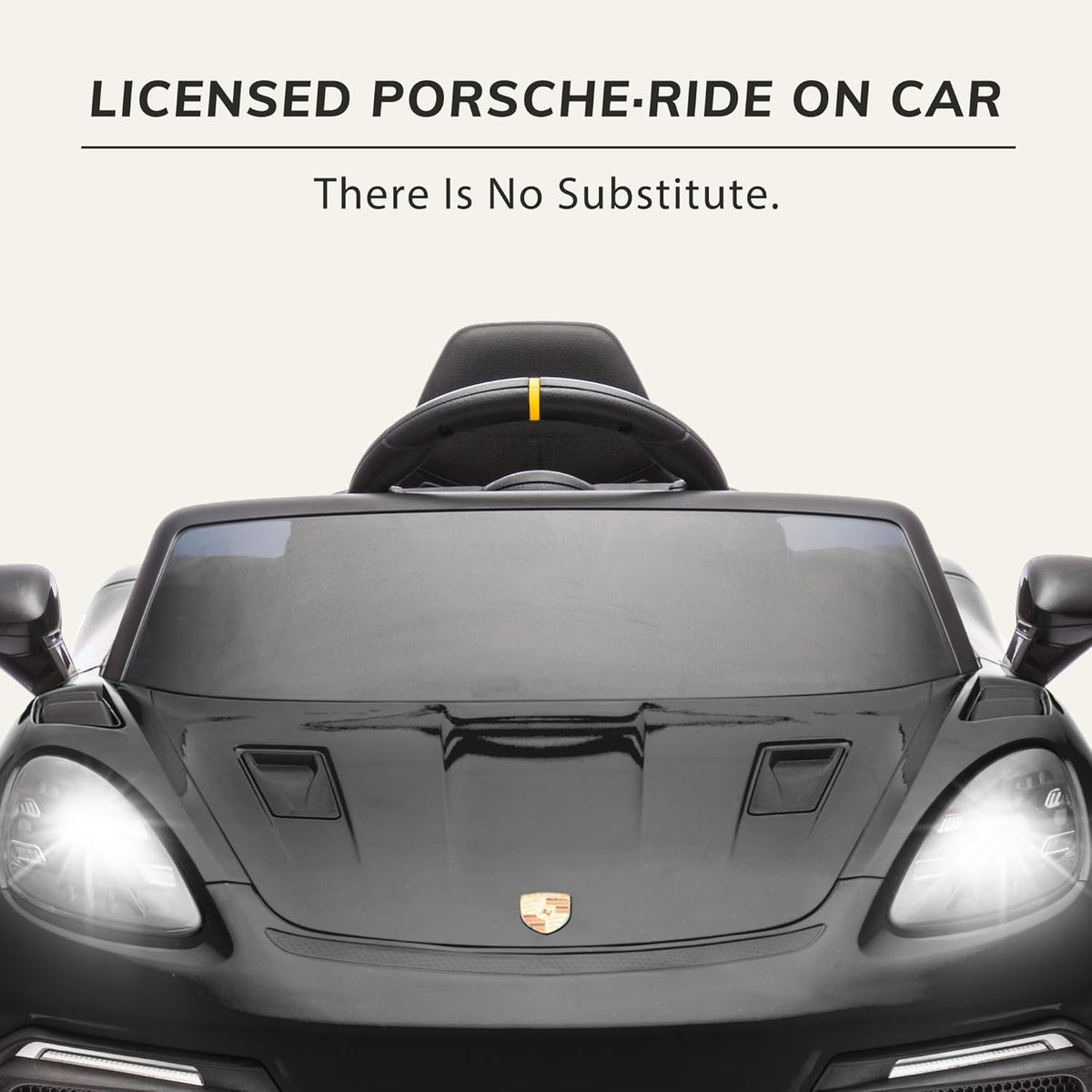 First Ride On Licensed Porsche 718 12V Electric Car for Kids with Parent Remote